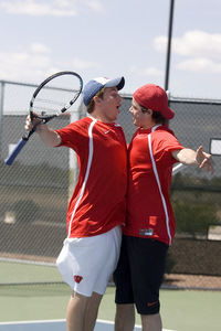 University of Wisconsin Club Tennis Team - John Smits and Justin Lewis