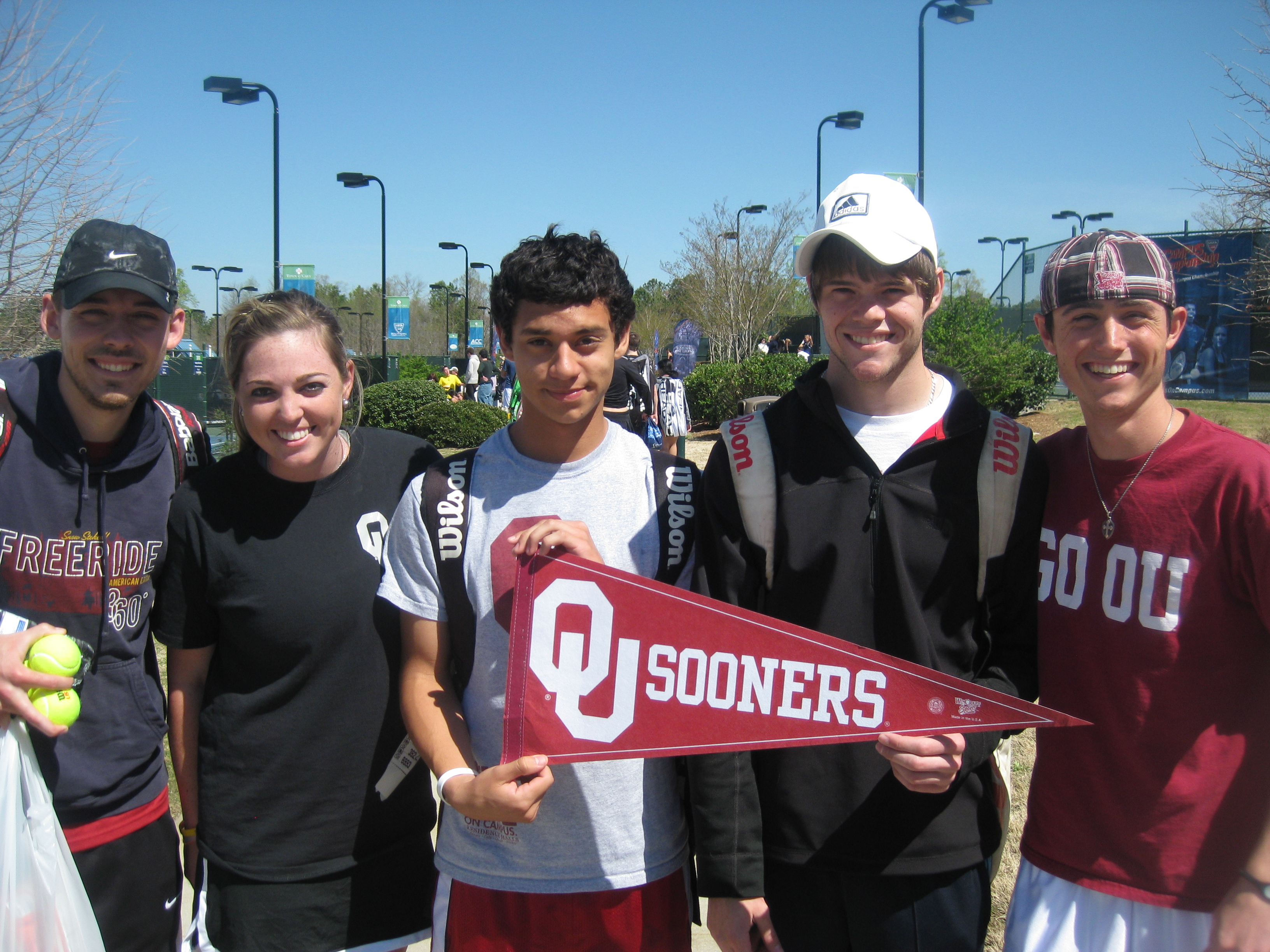 University of Oklahoma Club Tennis Team Pennant