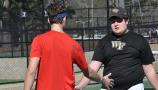 Wake Forest, hi five, handshake